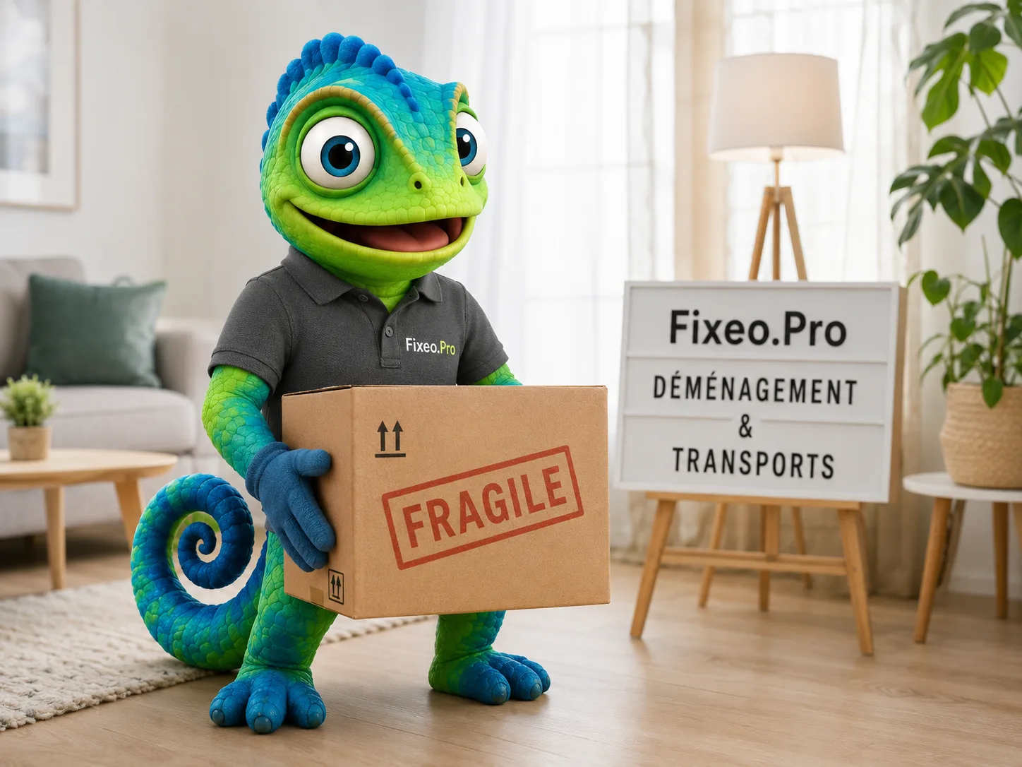 Fixy accompagne une livraison de mobilier et un transport de meubles