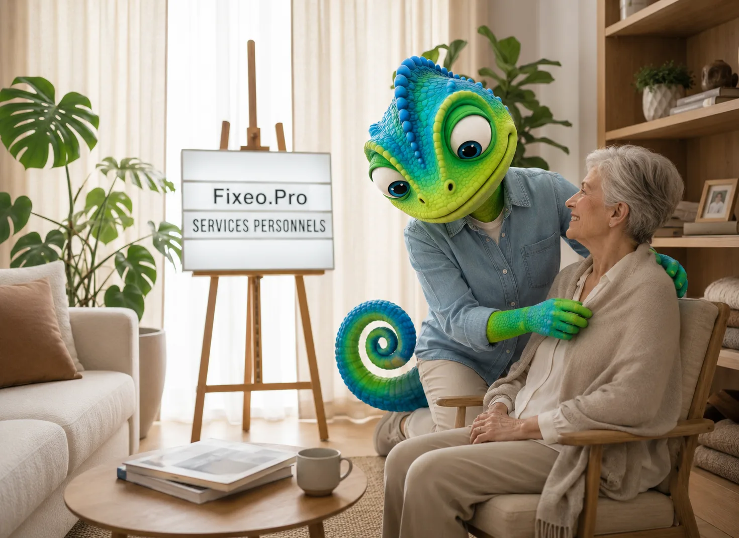🏡 Illustration Fixy pour la catégorie Services du quotidien sur Fixeo.Pro